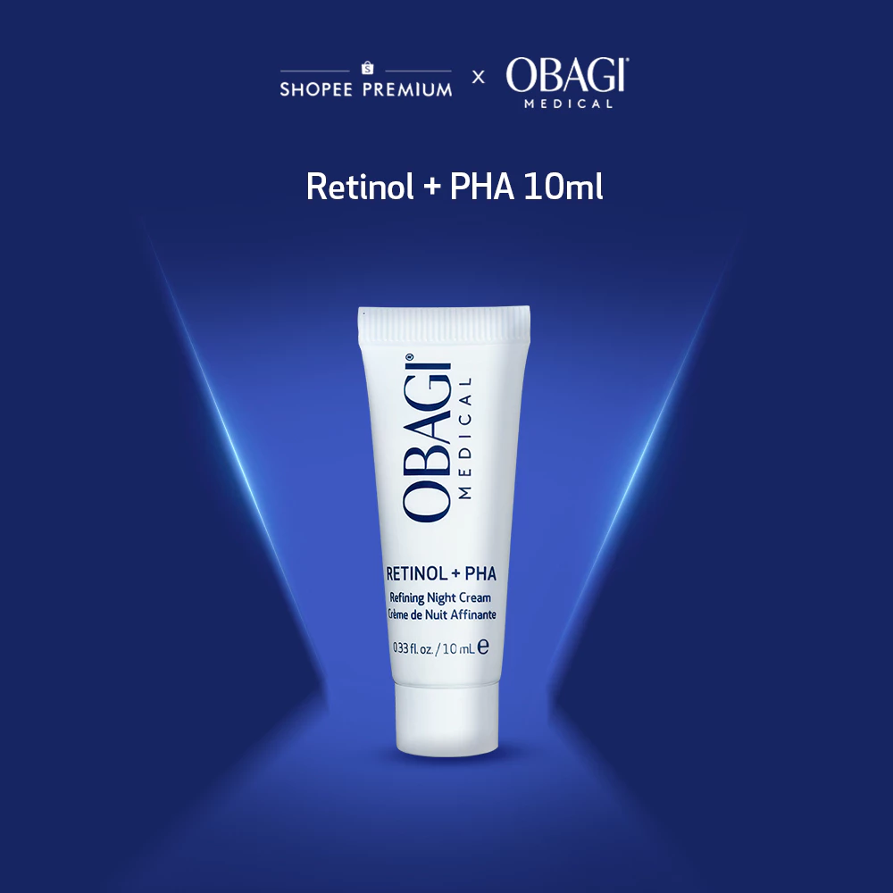 Gift_Kem dưỡng sáng mịn da OBAGI MEDICAL RETINOL + PHA REFINING NIGHT CREAM (10ml)