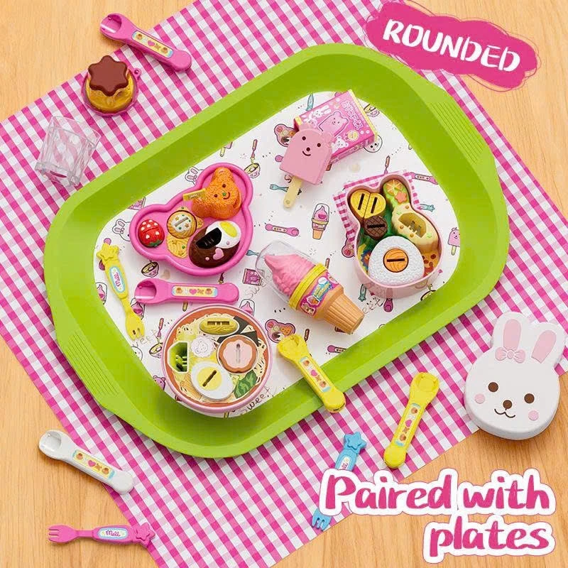 Set đồ chơi đồ hàng mini cho bé chơi đút ăn, nhiều mẫu cơm mì và kem siêu xinh