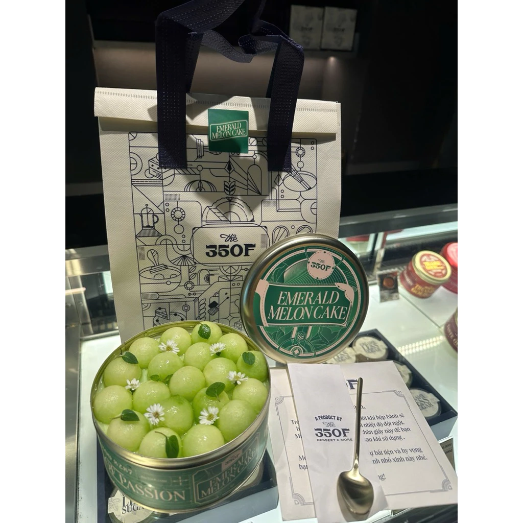 [SẴN GIAO LIỀN] Bánh Dưa Lưới The 350F (EMERALD MELON CAKE NEWW)🎉