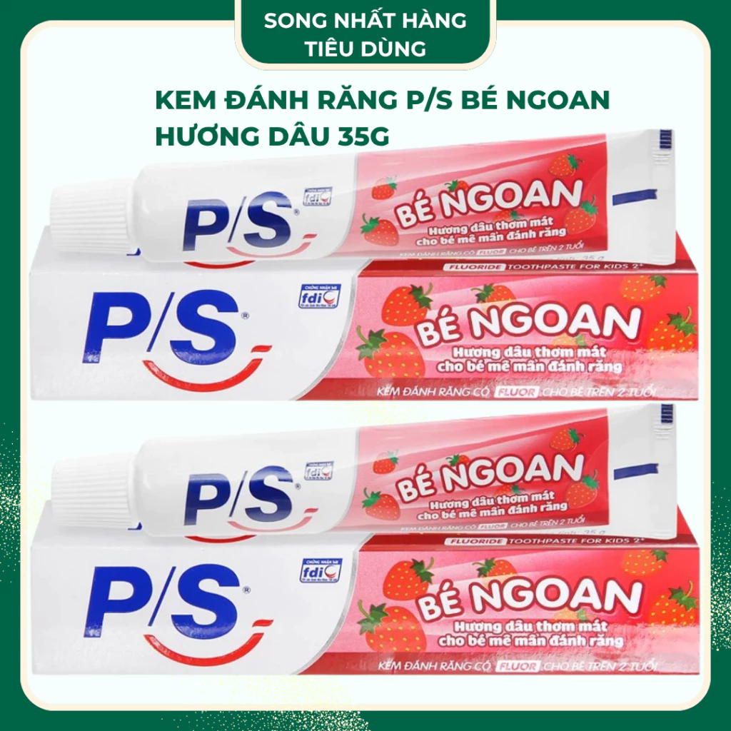 Kem Đánh Răng P/S Bé Ngoan Hương Dâu 35g