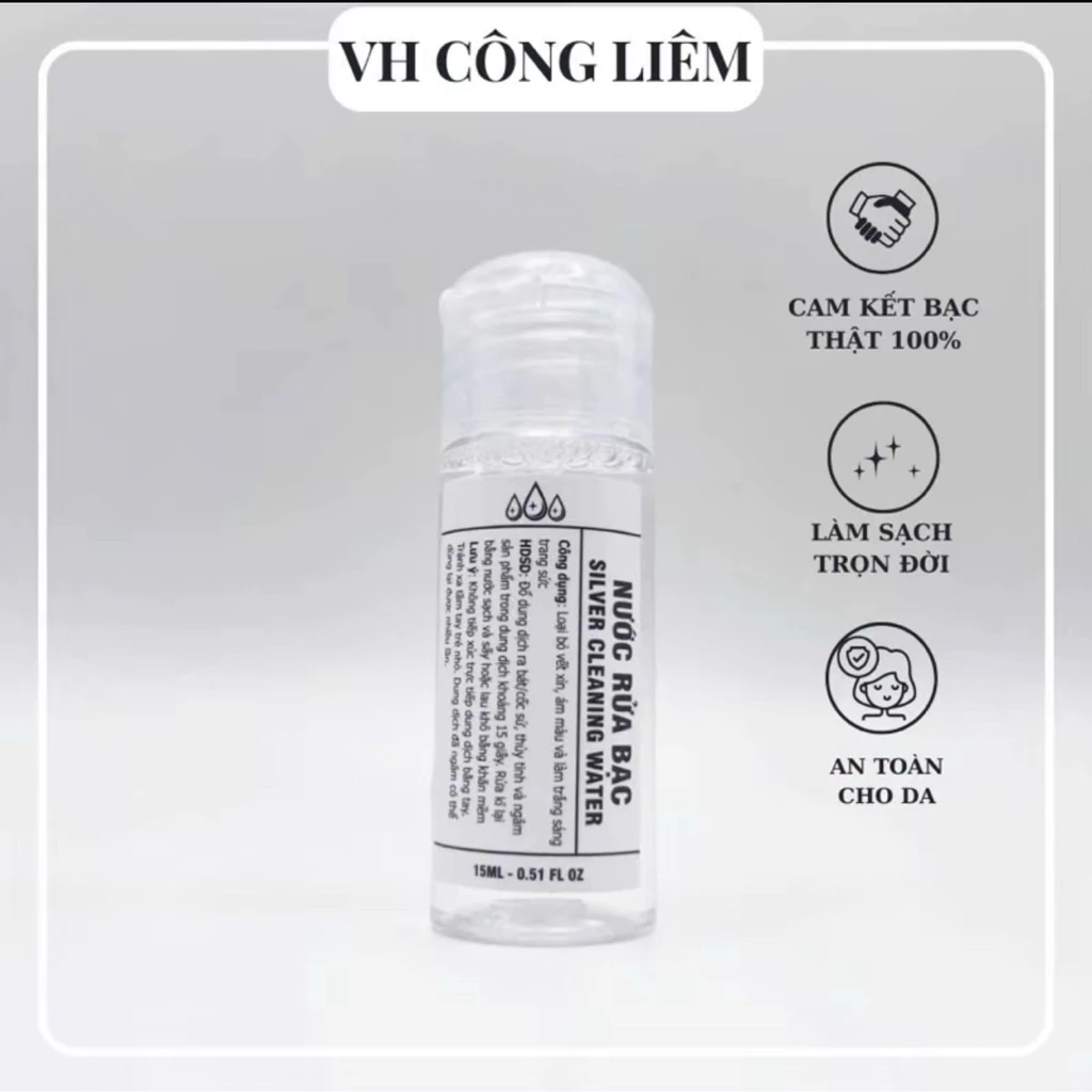 nước rửa bạc làm trắng trang sức—VH CÔNG LIÊM—