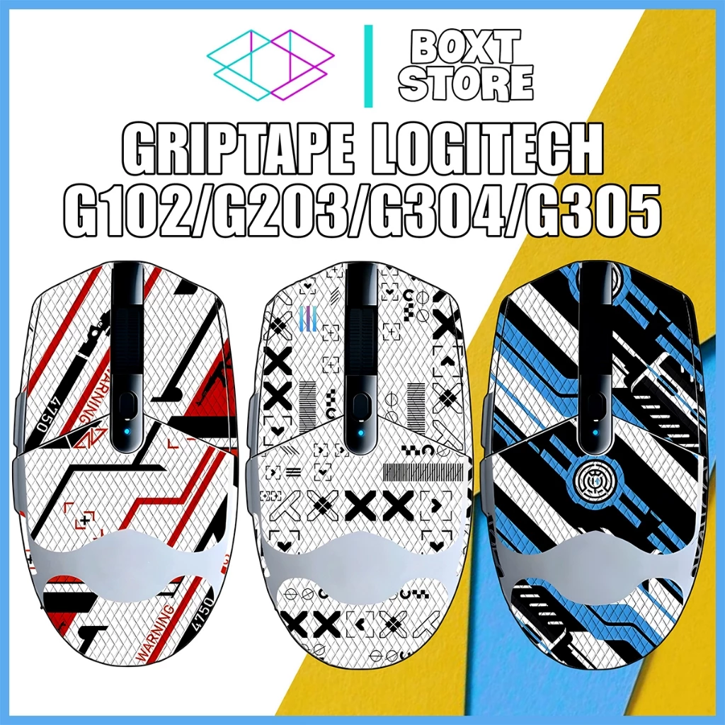 Miếng Dán Grip Tape 3M Chống Trượt Chuột Logitech G102 G203 G304 G305 - Skin Gaming Mouse