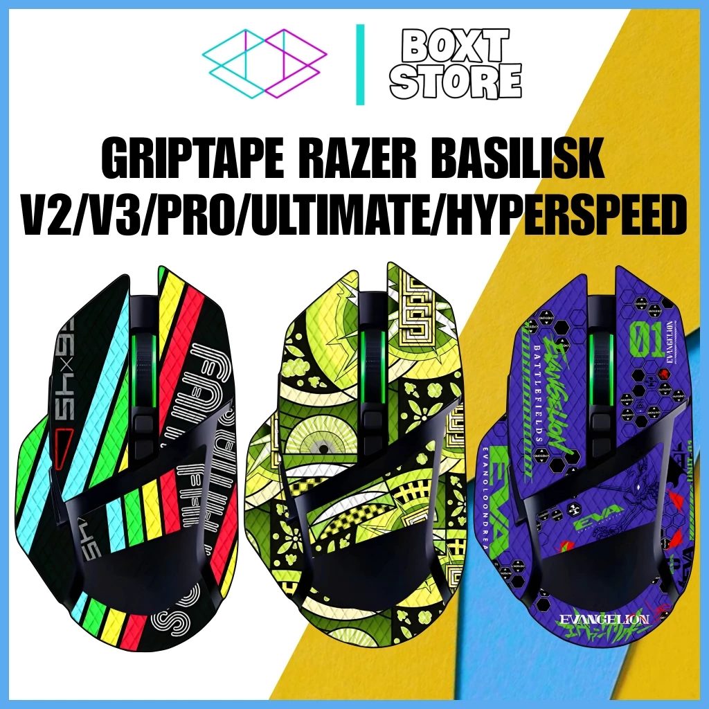 Miếng Dán Grip Tape 3M Chuột Razer Basilisk V2 V3 Pro Ultimate X HyperSpeed - Skin Gaming Mouse