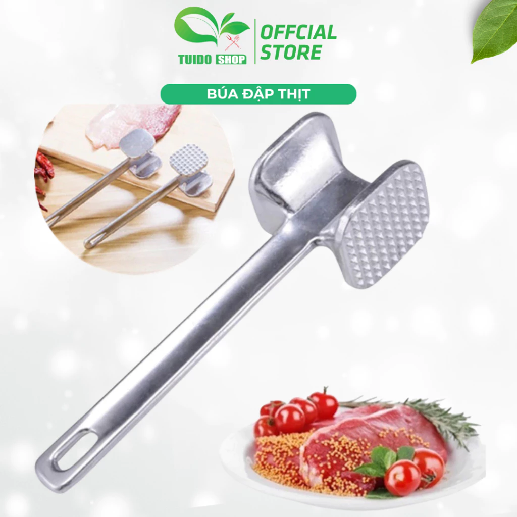 Búa đập thịt, hành tỏi ớt TUIDO SHOP Nhôm đúc nguyên khối chống rỉ