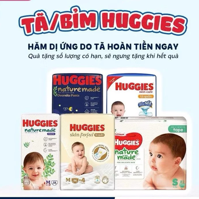 [CHÍNH HÃNG] Tã quần Huggies Tràm Trà/ SKINCARE Mega Jumbo/ Nature made