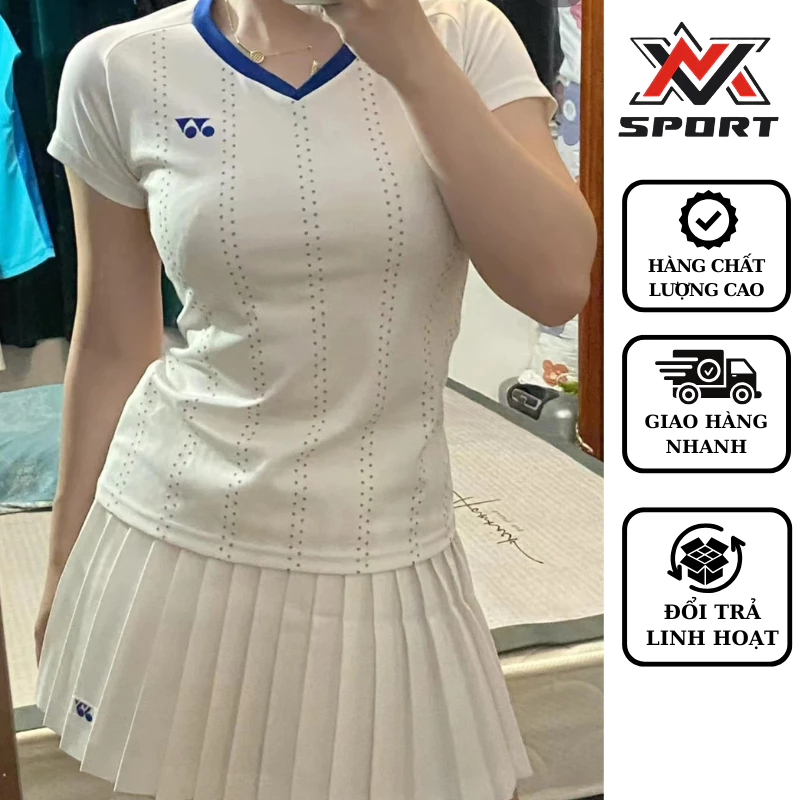 [Xả Kho] Áo Cầu Lông Cao Cấp Áo Thể Thao Nam Nữ Thấm Hút Mồ Hôi, Thoáng Khí, Vải Xịn Co Giãn 4 Chiều