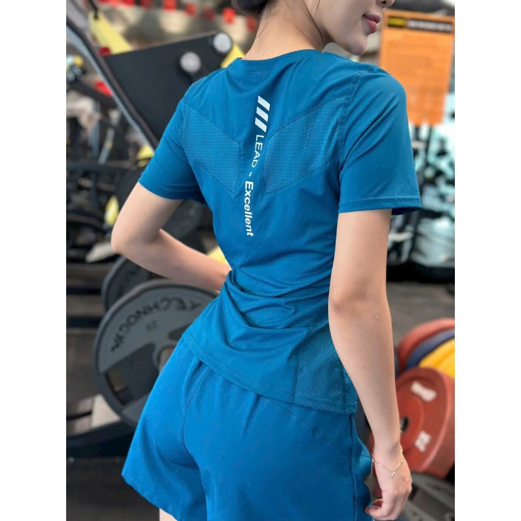 Bộ đùi tập gym yoga nữ, trang phục thể thao nữ chất thun lạnh co giãn cao cấp Quảng Châu cao cấp 2516.