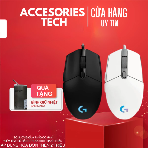 Chuột Gaming G102 Có Dây Logitech - Nhẹ, 6 Nút Lập Trình, Lightsync Led RGB, Siêu Nhạy - 1ms