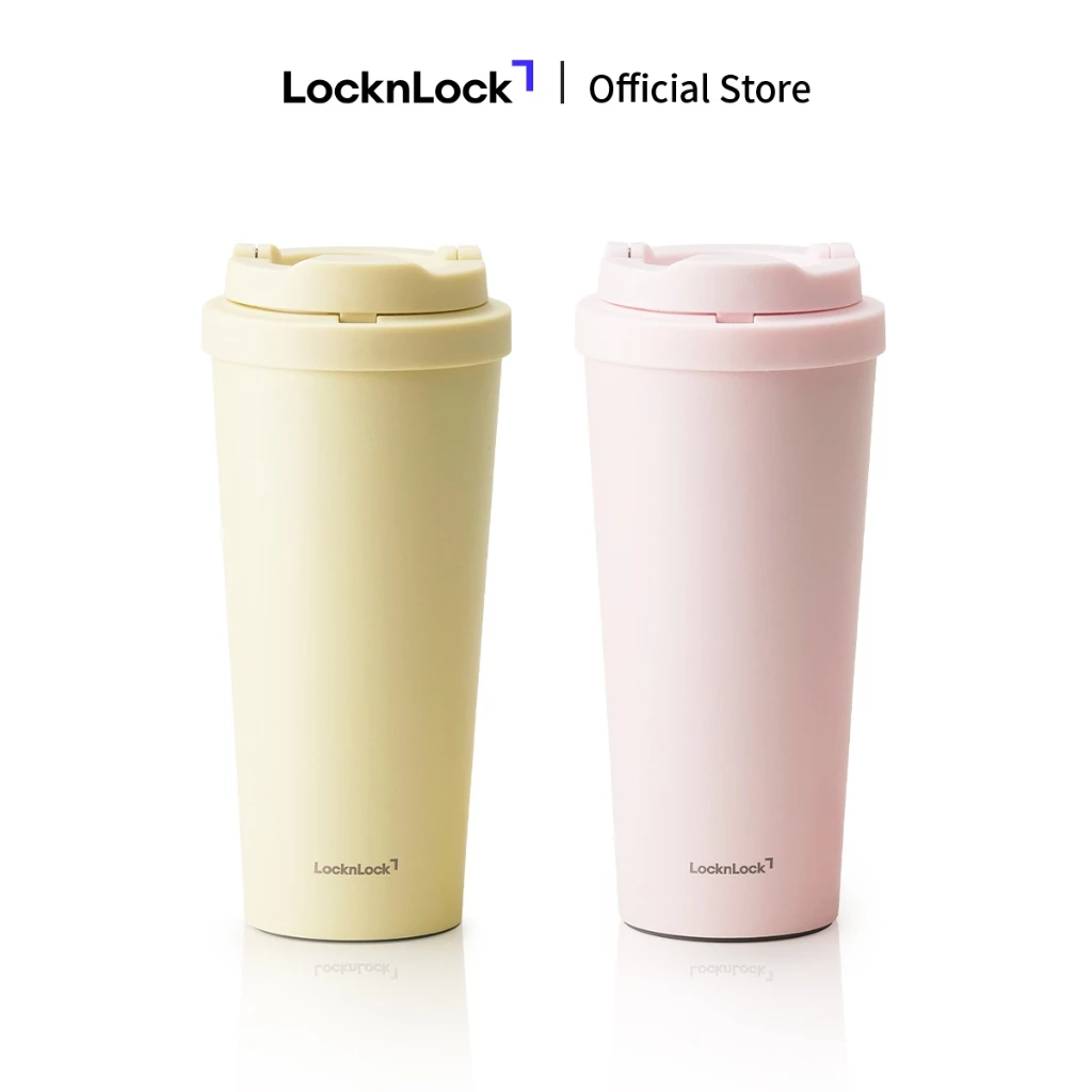 Ly Giữ Nhiệt LocknLock Energetic Tumbler LHC3249 (550ml) Màu Pastel, 2 Màu - K-MALL
