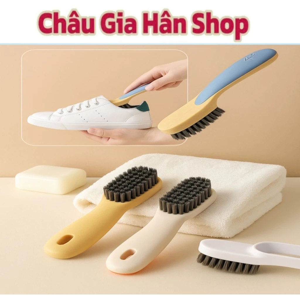 Bàn Chải Cọ Rửa Đa Năng Tiện Lợi – Lông Mềm Mịn Không Trầy, Tay Cầm Chất Liệu ABS Cao Cấp - Châu Gia Hân Shop