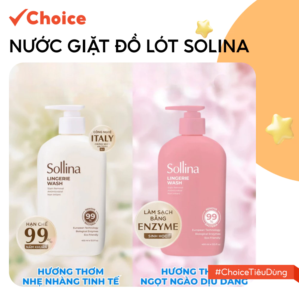 [Choice] Nước Giặt Đồ Lót Chuyên Dụng FM2-2766-5  Giúp Khử Mùi, An Toàn Cho Da Nhạy Cảm 400ml