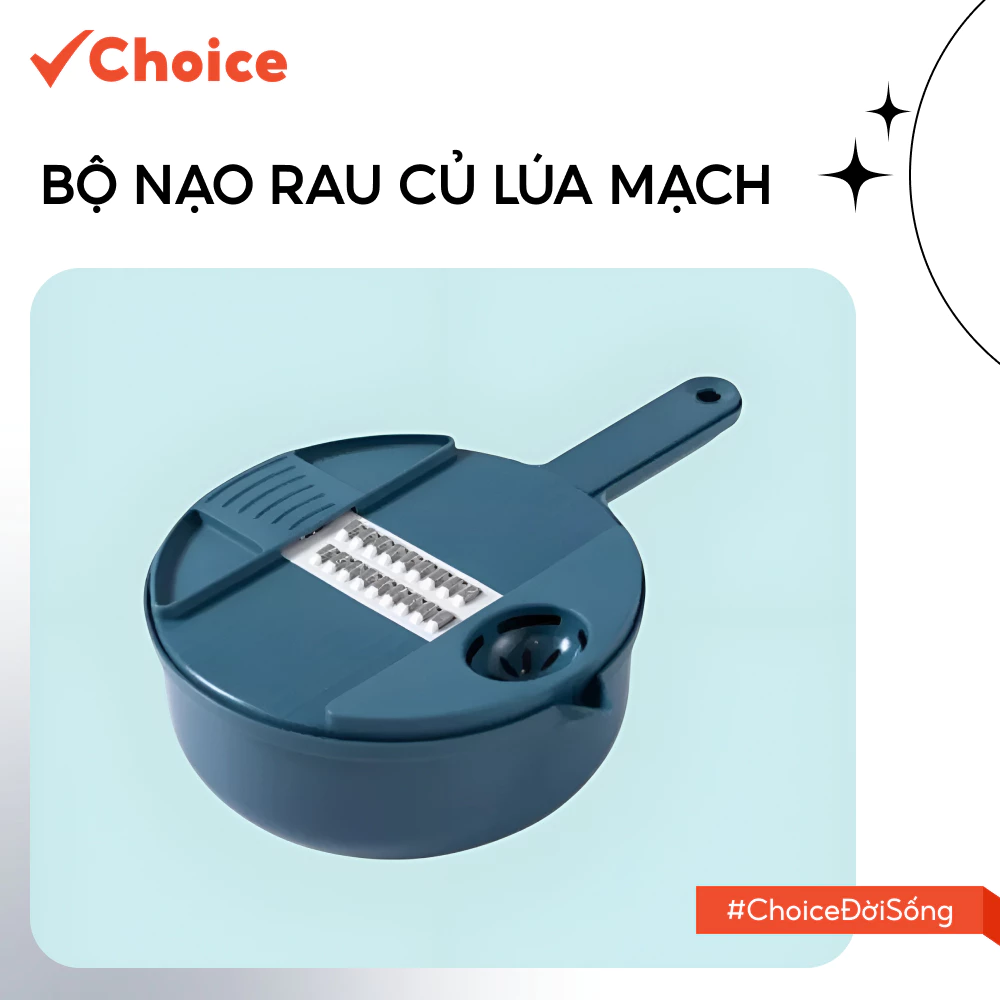 [New] [Choice] Bộ nạo rau củ lúa mạch NTG26 6 lưỡi Cực kỳ tiện lợi, không lo đứt tay, giá vô địch