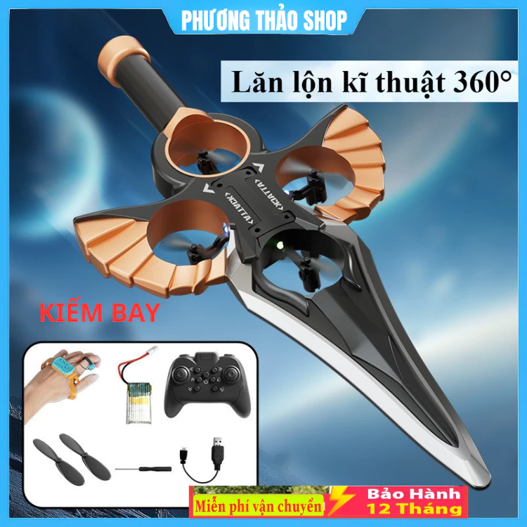 Kiếm bay Có Điều Khiển ,kiếm bay điều khiển từ xa,Đồ Chơi Bay,An Toàn, Chống Va Đập, Chống Rơi