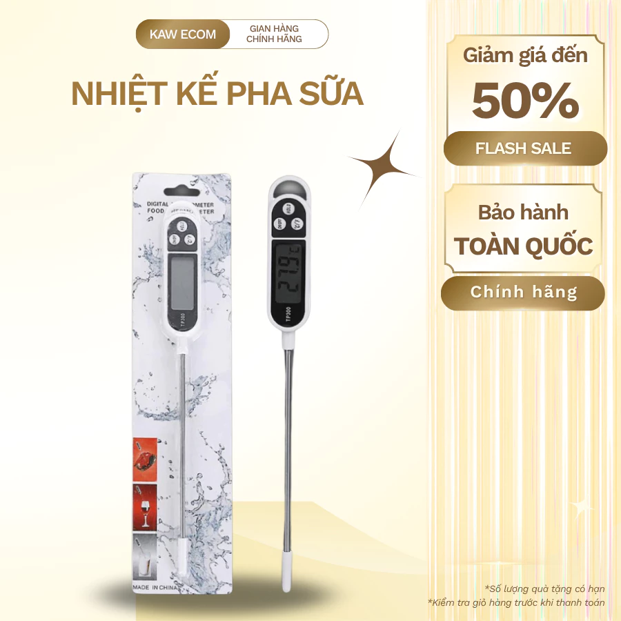 Nhiệt kế pha sữa kaw- an toàn, dễ sử dụng