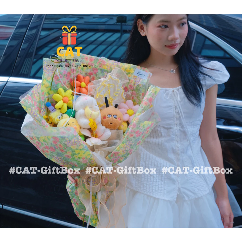 🌼 Bó Hoa Gấu Bông tone vàng– Món Quà Ngọt Ngào “Đốn Tim” Mọi Cô Gái 🌼 bó hoa gấu bông 	•	hoa gấu tặng sinh nhật, 20/10
