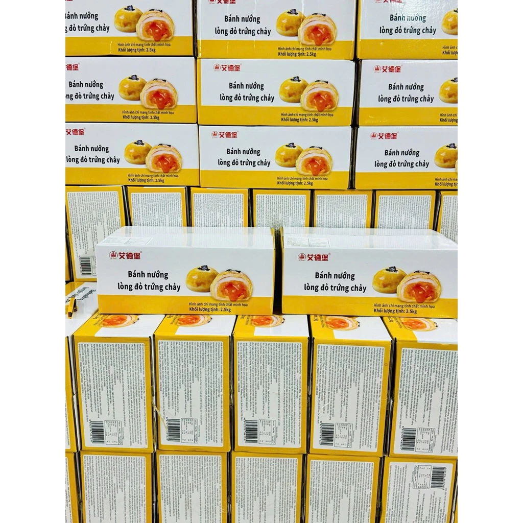 Thùng 2.5 kí bánh trứn.gg muối nhân chảy aidebao egg-yolk siêu hot ngon ăn vặt