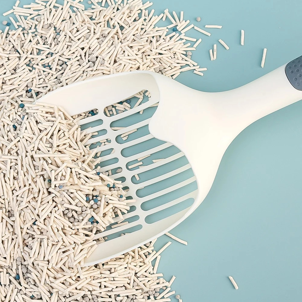 Xẻng Dọn Vệ Sinh Cho Mèo Cao Cấp – Lọc Cát Siêu Nhanh, Nhựa Dày Chống Gãy, Tay Cầm Dài Thoải Mái