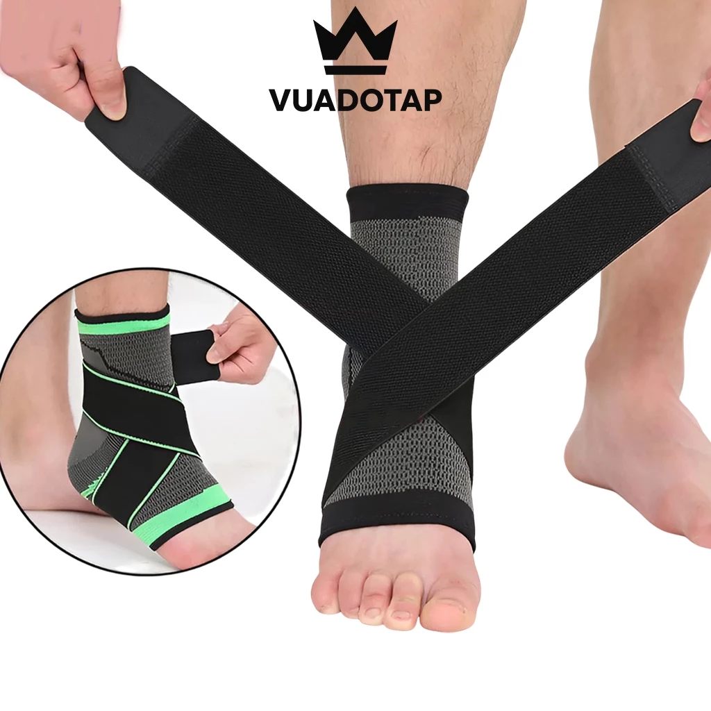Bảo Vệ Cổ Chân, Băng Cuốn Cổ Chân Thể Thao Đàn Hồi Tránh Bong Gân Chấn Thương Cổ Chân Aolikes A7529