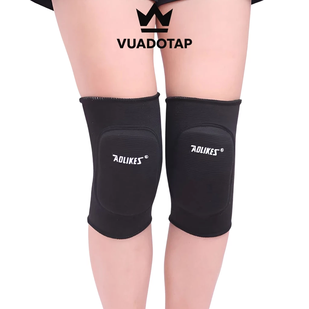 Đai Bảo Vệ Đầu Gối Có Đệm, Bó Gối Nữ, Bó Gối Thể Thao Chính Hãng Aolikes A0219 (1 đôi)