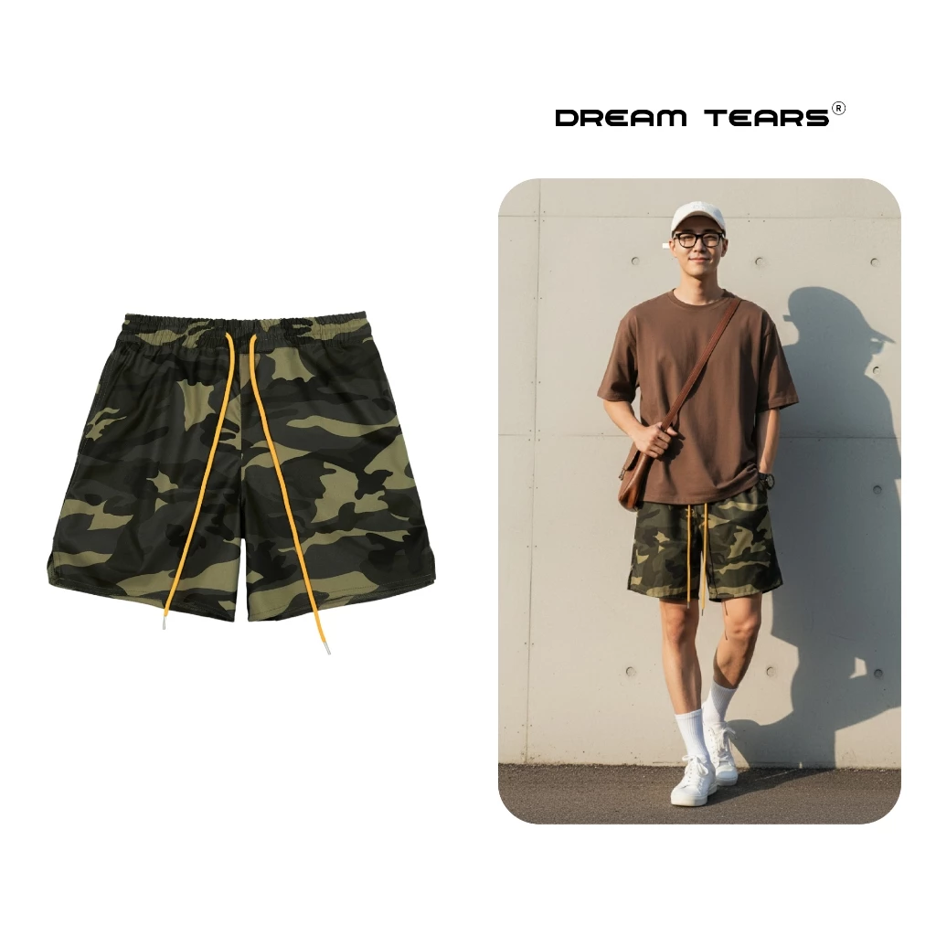 Quần Short Nam Dream Tears Chất Vải Kaki Thoáng Mát Sang Trọng QG5