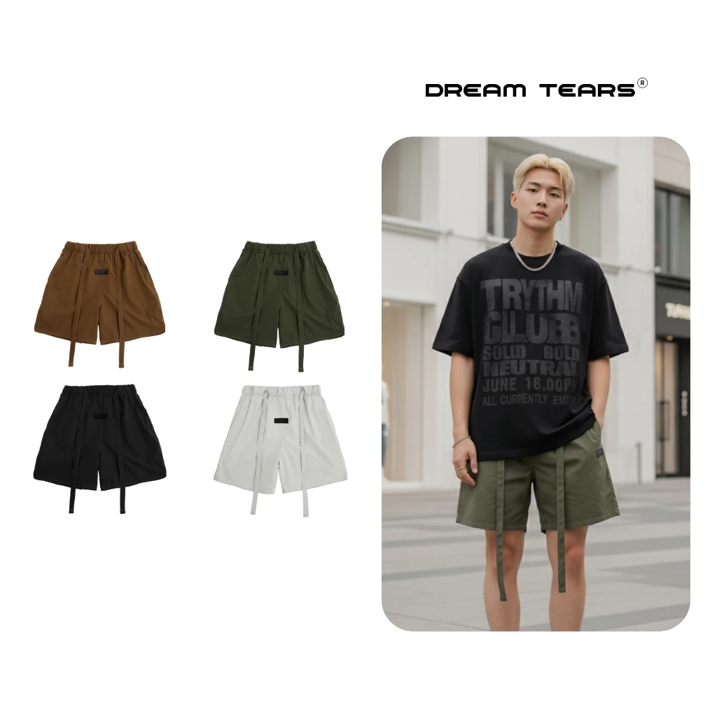 Quần Short Nam Dream Tears Chất Vải Gió Thoáng Mát Sang Trọng QG18