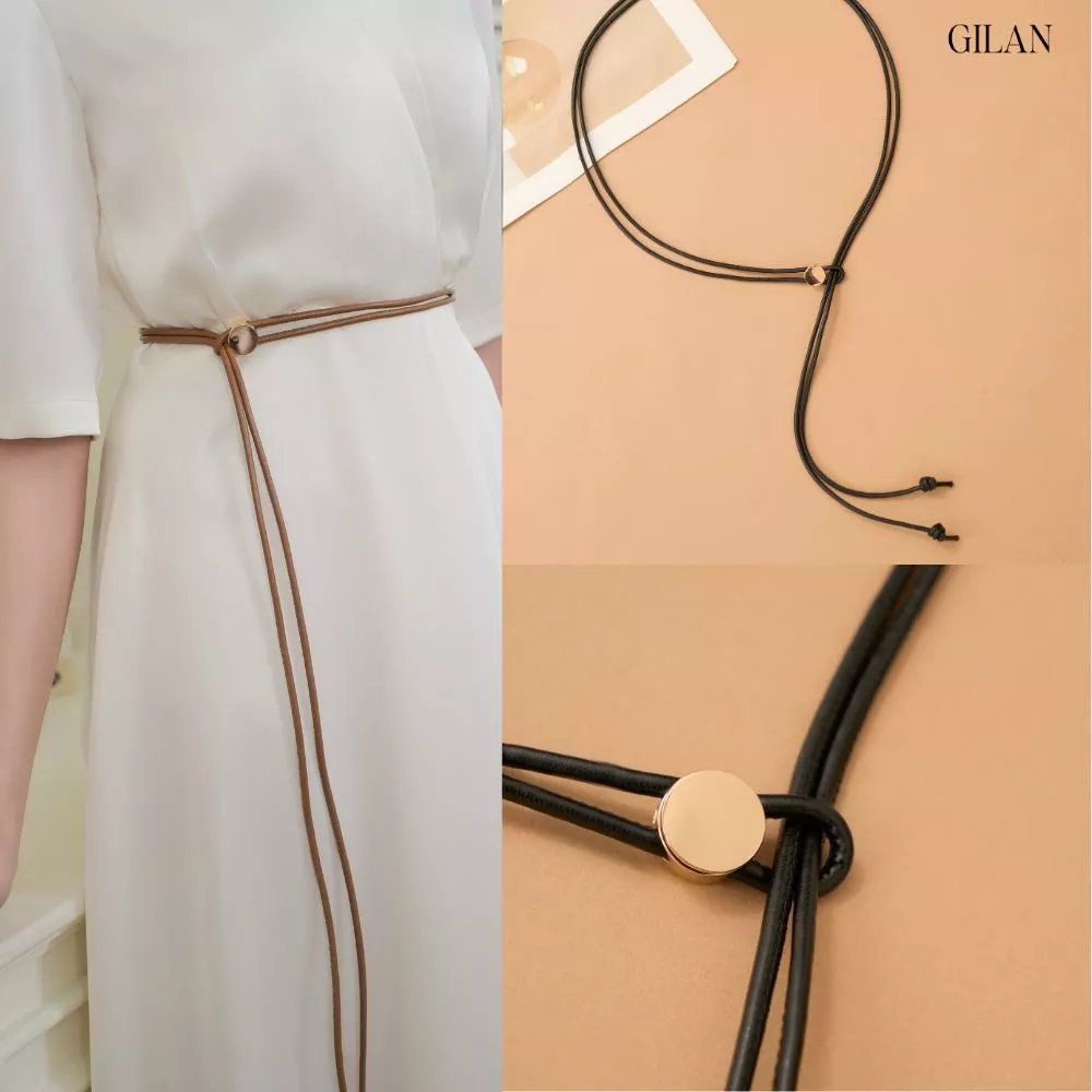 GILAN thắt lưng da Opal Belt thiết kế thanh lịch, tính ứng dụng cao