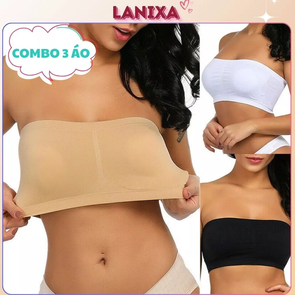 COMBO 4 Áo bra nữ cotton dày dặn co giãn 4 chiều êm ái mút lót mỏng có thể tháo rời LANIXA B7735