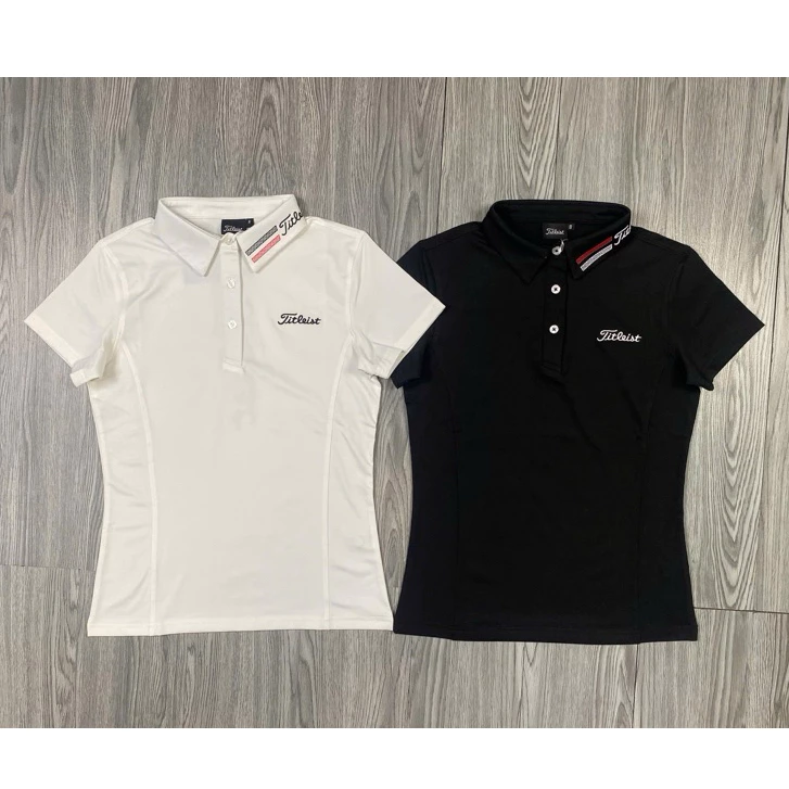 Áo Thun Thể Thao Cổ Trụ Titleist Vải Thun Lạnh Co Giãn Tốt Chơi Pickleball, Tennis, Cầu Lông, Golf - ATL03