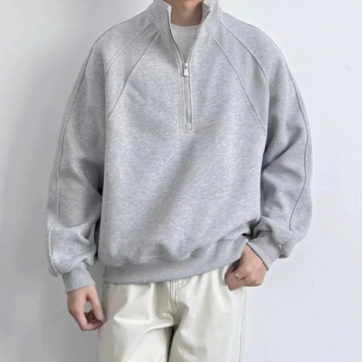 Áo Sweater Cổ Lọ Form Oversize Chất Nỉ Cao Cấp Ấm Áp Thu Đông Vesca M40
