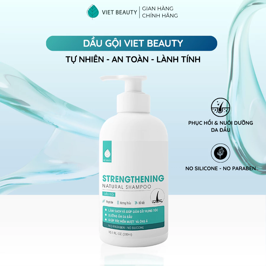 [DEAL MỞ BÁN] Dầu gội chăm sóc da đầu Việt beauty giúp kiềm dầu, phục hồi da đầu khỏe mạnh 300ml