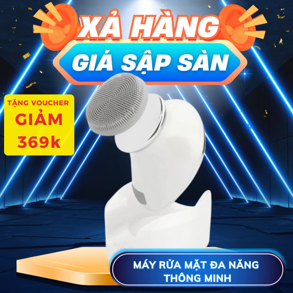 [XẢ HÀNG] Máy Rửa Mặt Mini 4 trong 1 Metis kèm chức năng Tẩy Trang, Đẩy Tinh Chất, Nâng Cơ