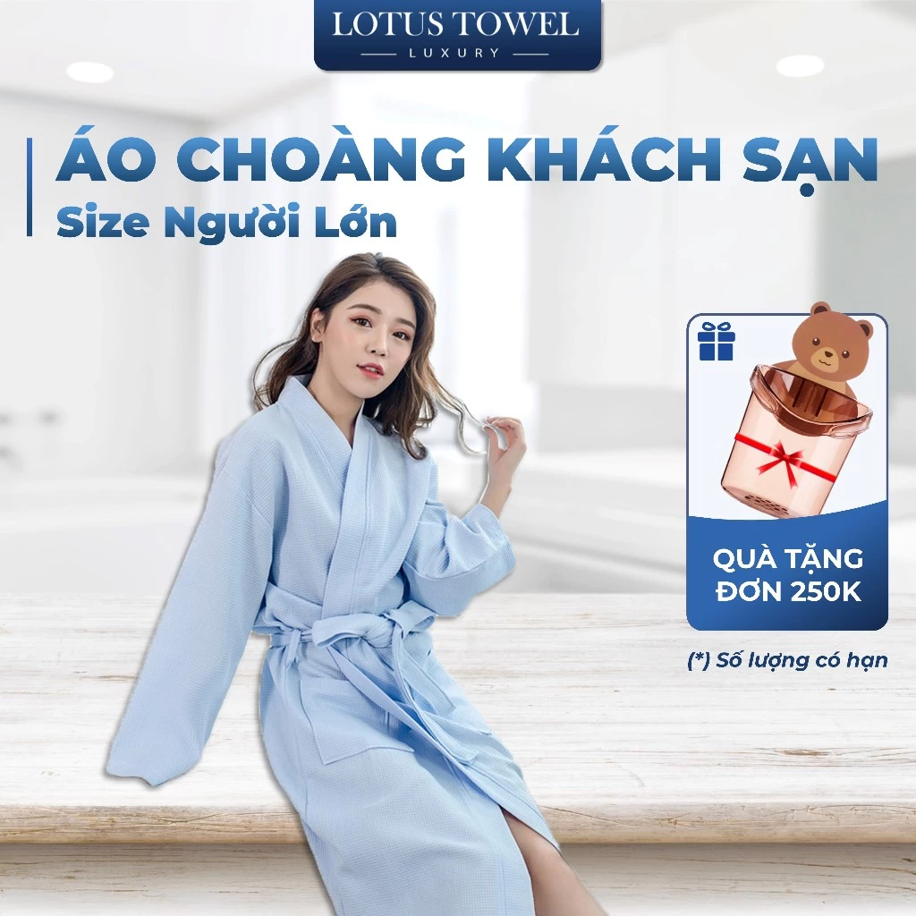 Áo tắm KHÁCH SẠN,100% cotton, dày dặn, thấm hút,sang trọng - LOTUSTOWEL