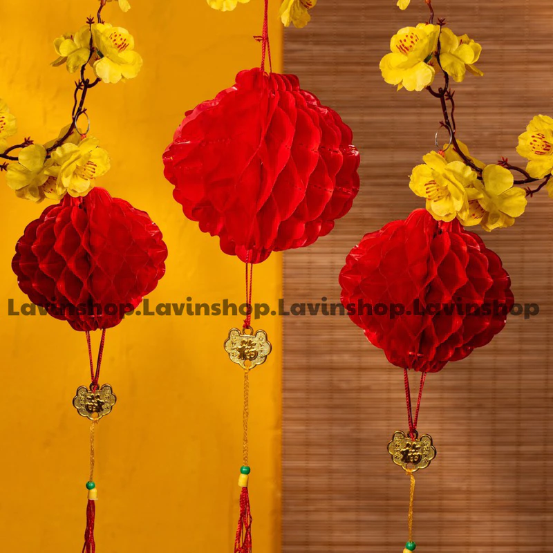 [Set 10]Đèn lồng đỏ mini trang trí Tết, Lễ hội
