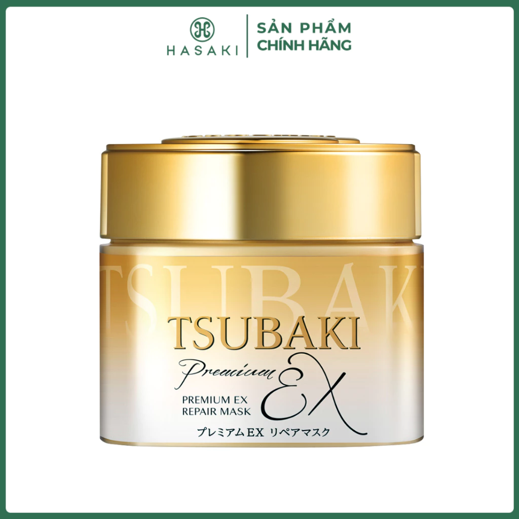 [DAILY] Mặt Nạ Tóc Tsubaki Cao Cấp Phục Hồi Hư Tổn 180g (Mới) Hasaki Premium EX Repair Mask Hasaki Chính Hãng