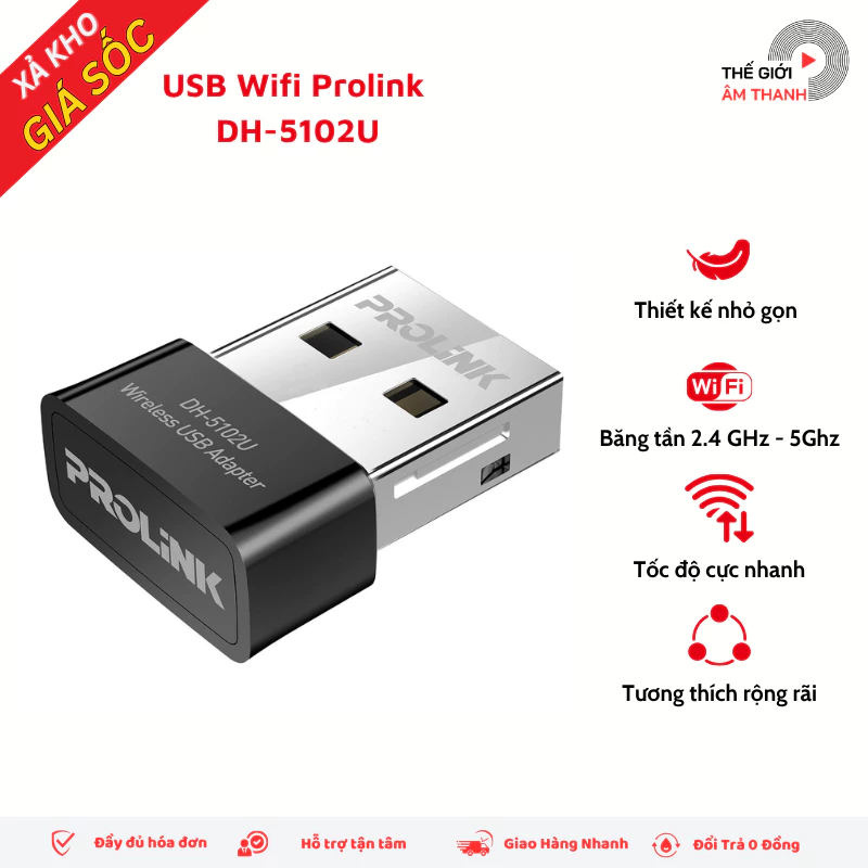 USB Wifi Prolink DH-5102U - THẾ GIỚI ÂM THANH