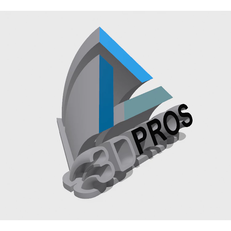 Logo thương hiệu đường nét cong độc đáo, thiết kế theo yêu cầu - 3dpros