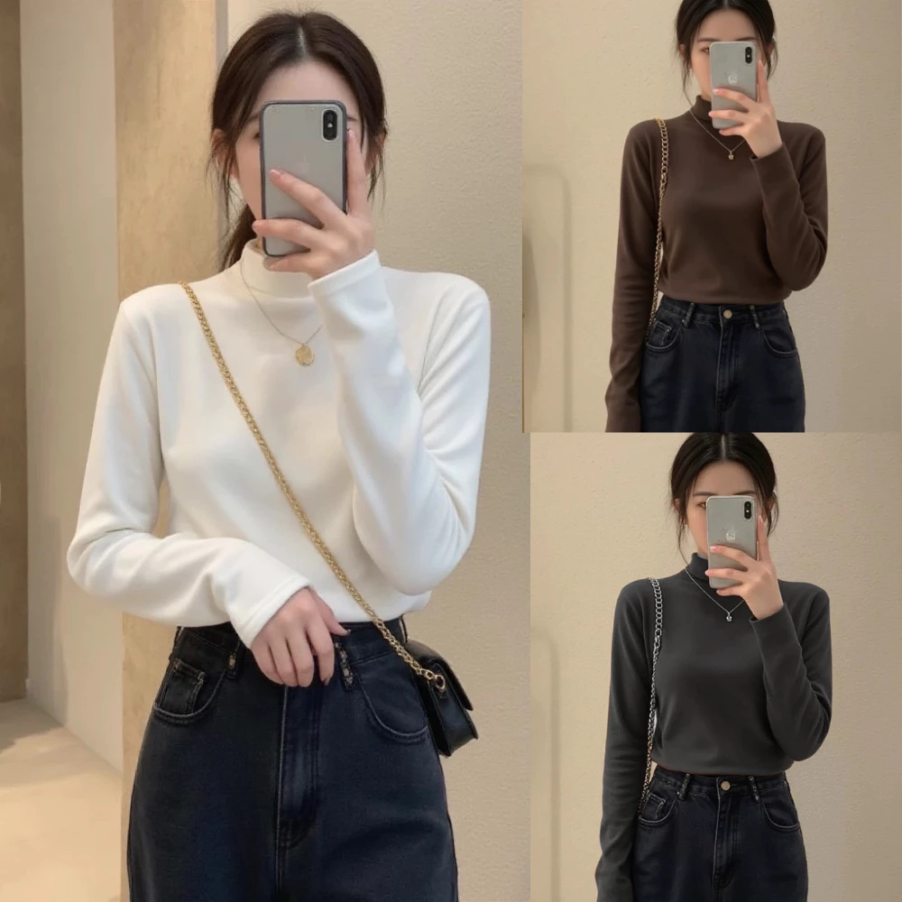 Áo Giữ Nhiệt Nam Nữ MIAA Co Giãn Cổ 3 Phân Dài Tay Cao Cấp, Áo Thun Dài Tay Siêu Co Giãn Mềm Mịn