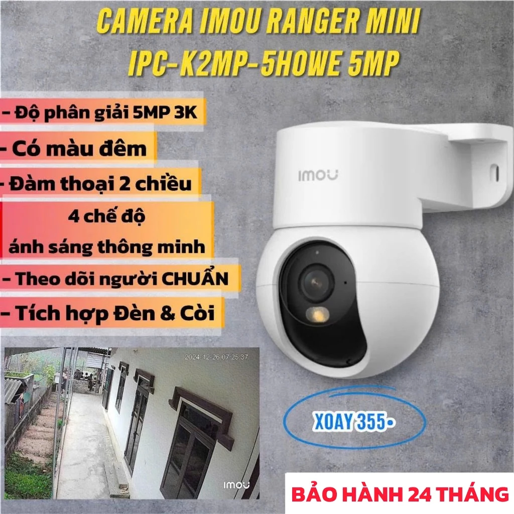 (QUÀ TẶNG đơn cam+thẻ)Camera wifi IMOU trong nhà Có Màu Đêm K2MP 3MP/K2MP 5MP,Xoay 360 Có Sẵn Chân Đế