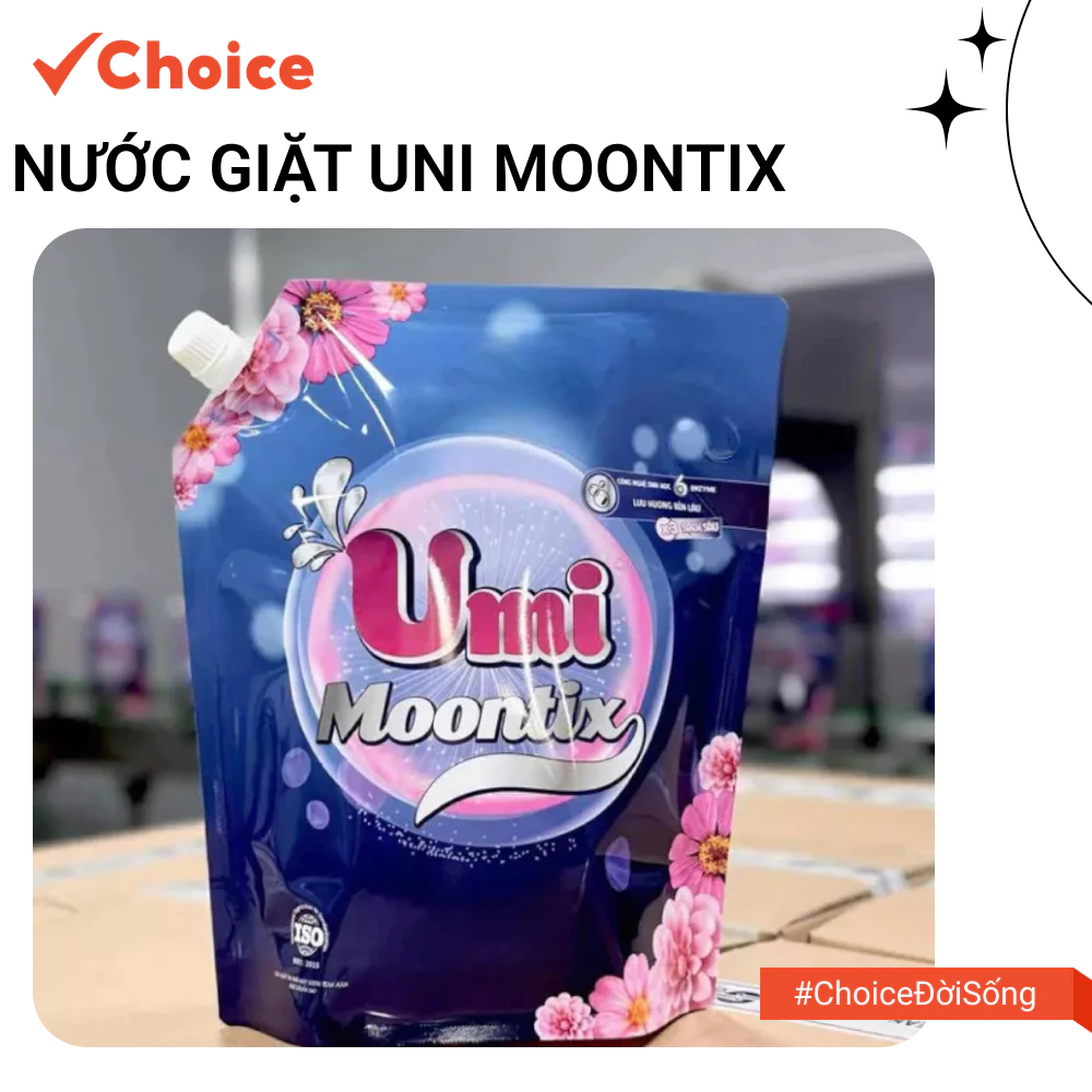 [Choice] Nước Giặt Uni Moontix FM2-2709-57 Hương Hoa Túi Tiết Kiệm Làm Sạch, Thơm Cả Khi Thiếu Nắng