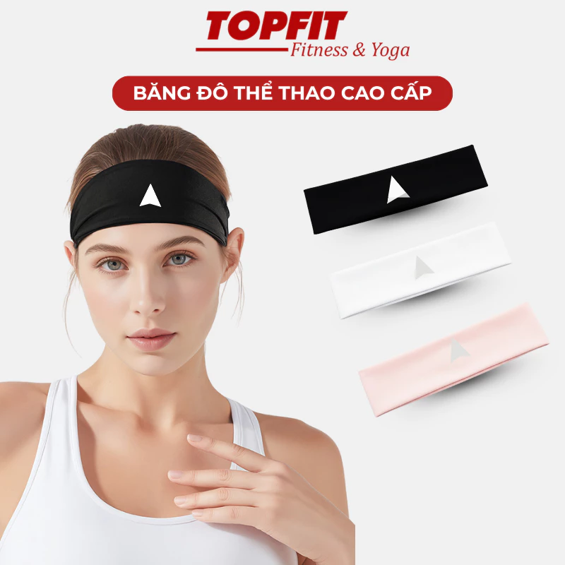 Băng Đô Thể Thao TOPBODY Unisex, Chất Liệu Mềm Mịn, Thấm Hút Mồ Hôi, Phong Cách Năng Động - BANGD02