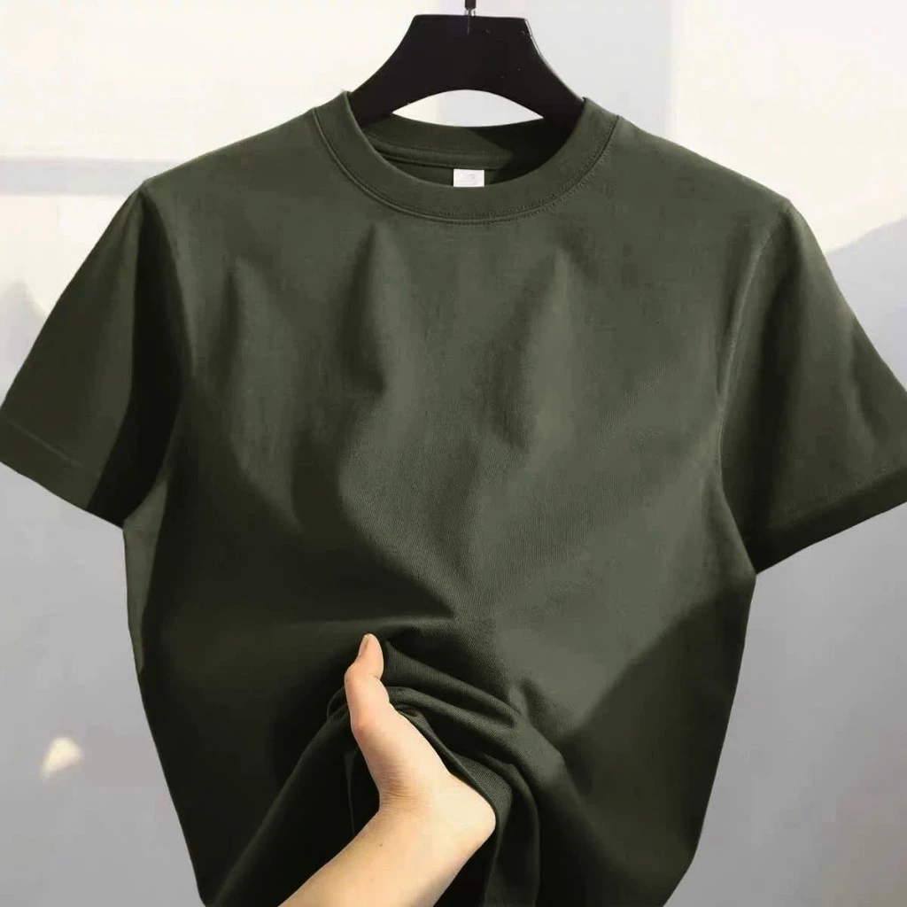 [Hàng Cotton mặc mát] ÁO THUN NAM NỮ FORM RỘNG TAY NGẮN DÀY ĐẸP  ÁO PHÔNG NAM ATN 444