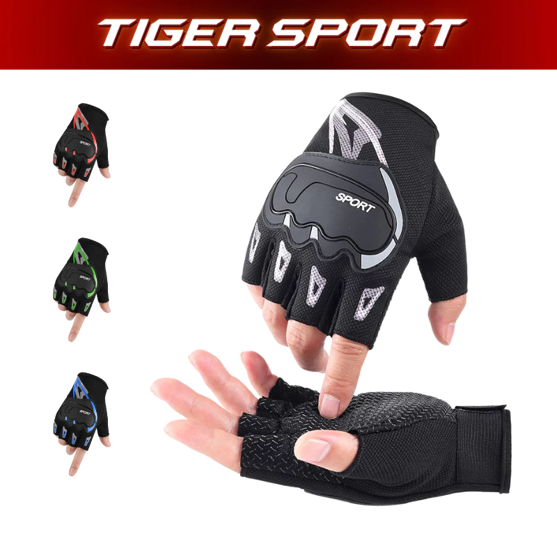 Găng Tay Thể Thao, Găng Tay Xe Máy GT-2 - Lái Xe Máy- Du Lịch - Dã Ngoại - Tập Gym - Tập Tạ