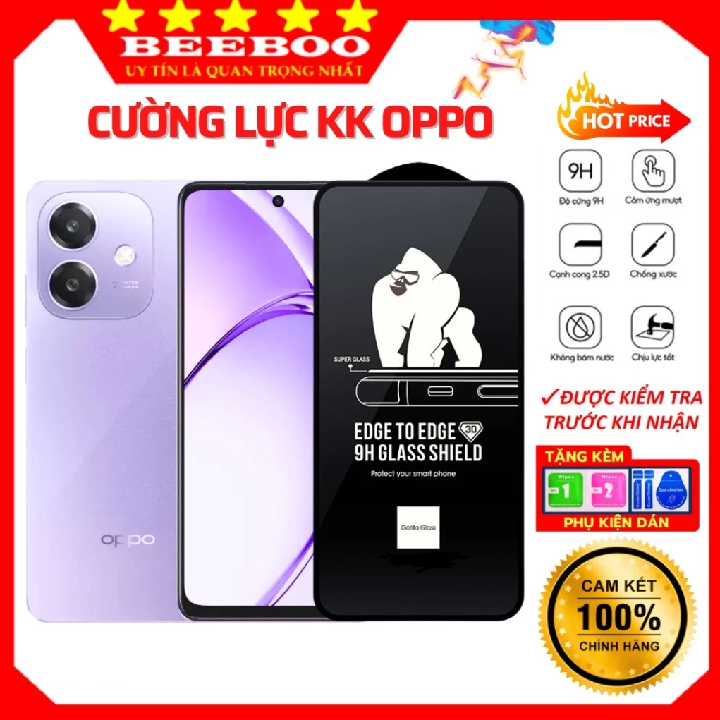 Kính cường lực Oppo A6 A6x A6t A6PRO A5x A5i A5i Pro A3x Reno 15F 14F 13F 15 13 5G A5 A56 5G PRO A74 A78 A79 A60 KK 3D