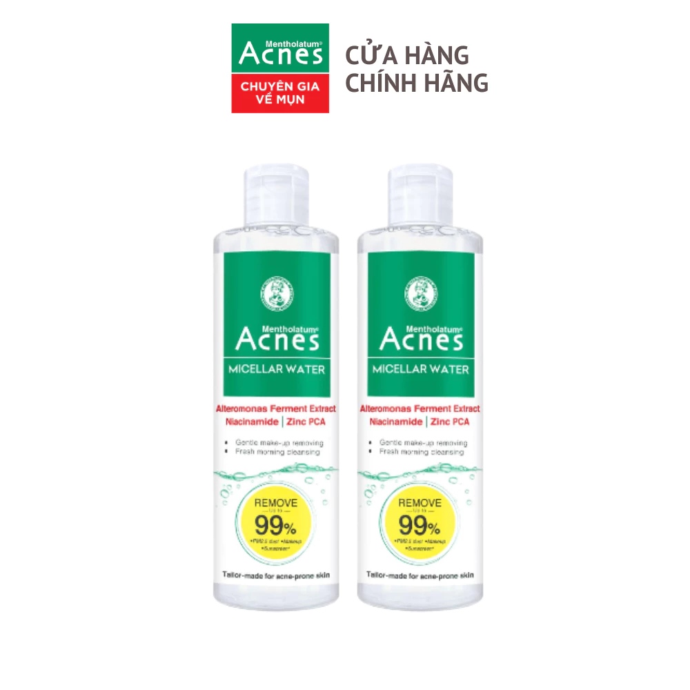 [VB] Combo 2 Nước tẩy trang cho da mụn, da nhạy cảm Acnes Micellar Water 200ml