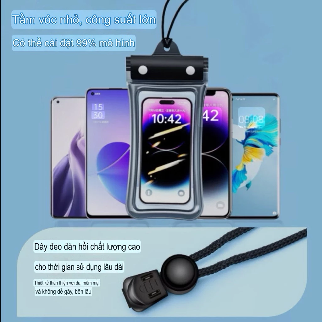 Túi Đựng Điện Thoại Chống Nước PX8 – Bao Bảo Vệ Cảm Ứng Nhạy, Dây Đeo Cổ Tiện Lợi, Phù Hợp Mọi Dòng Máy