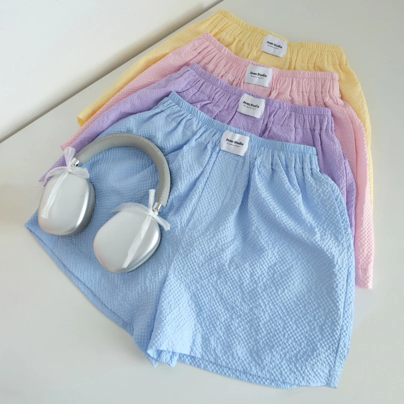 Quần Đùi Mặc ở Nhà, Mặc Đi Biển Form Rộng Thoải Mái, Chất Cotton Xốp - POP SHORT - JOAN.STUDIO