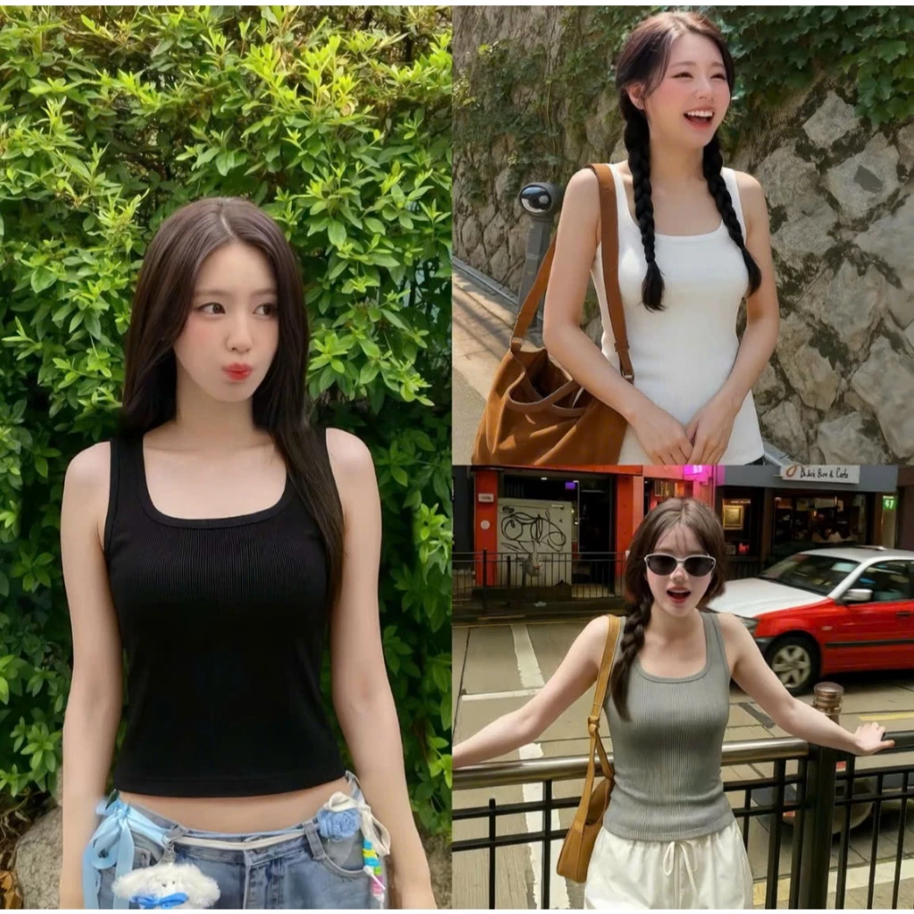 Áo Thun Ba Lỗ Bigsize Nữ Thun Tăm Co Giãn Mạnh Thấm Hút Mồ Hôi Basic Mặc Mát - G245