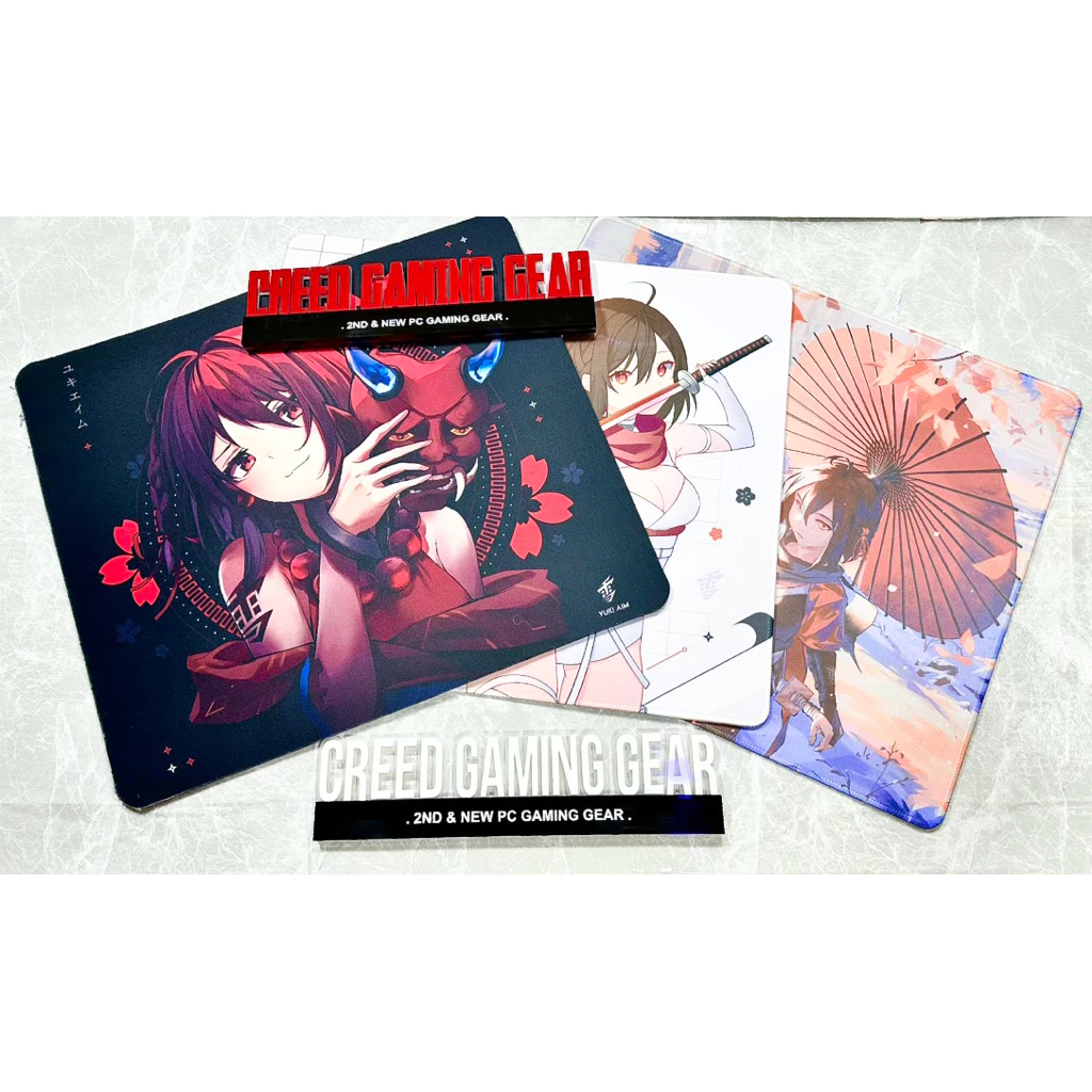 Lót chuột nhà Creed/ bàn di chuột/ pad chuột Yuki Aim /WallHack / GHOSTGLIDES/GLSSWRKS/ Korusun  loại 1 chất đẹp