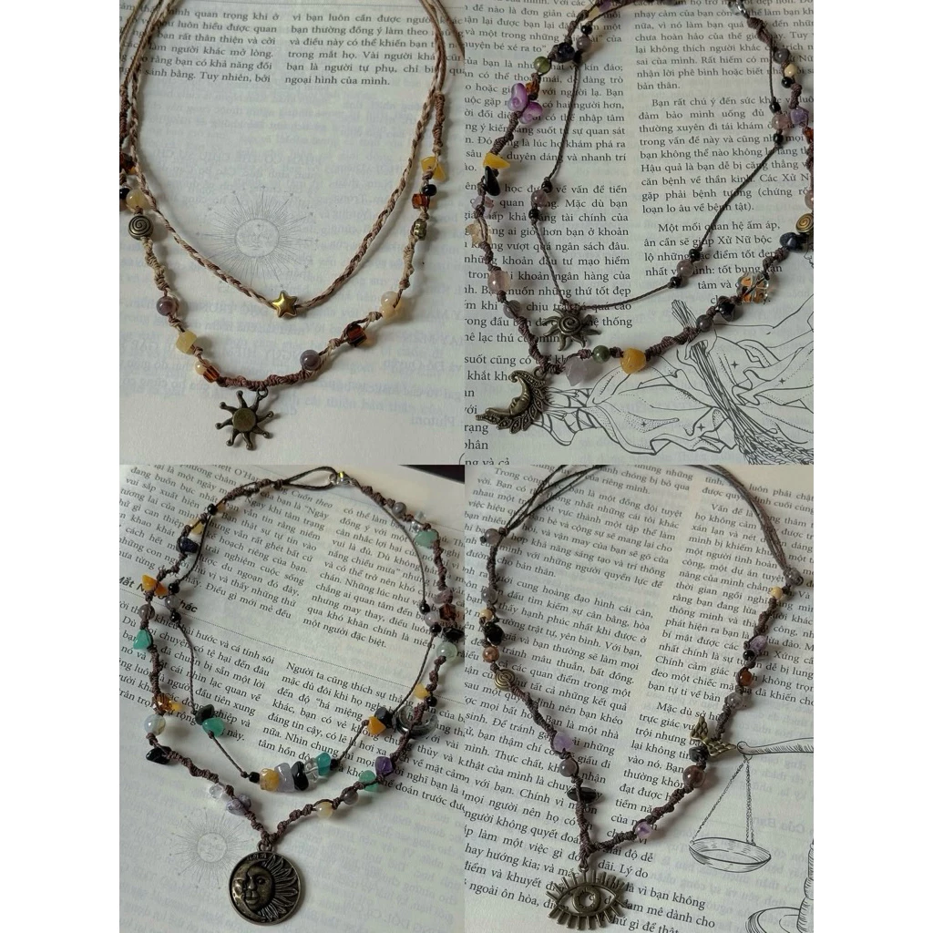 Dây chuyền Vintage - Vòng cổ Vintage Handmade - Dây chuyền Handmade - Phụ kiện thời trang - Trang sức - HYGGE ♡.•*