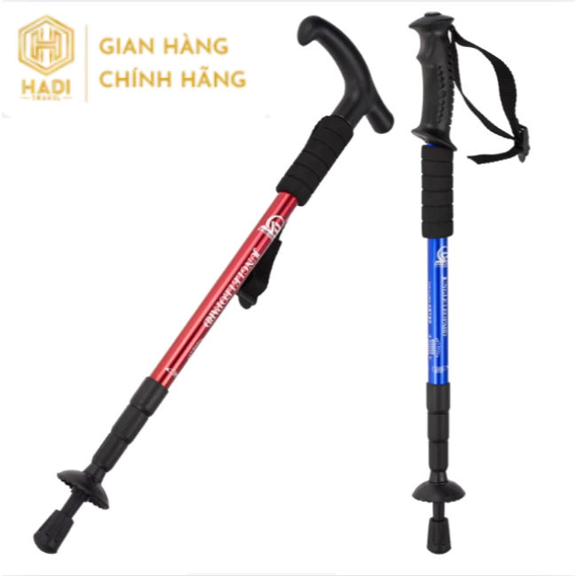 Gậy Leo Núi Gậy leo núi trekking gấp khúc dùng phượt dã ngoại dành cho nam và nữ tiện lợi M65